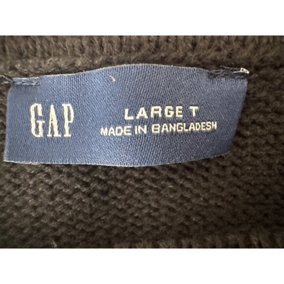 GAP Large Tall Black Cotton Sweater - Picture 3 of 11